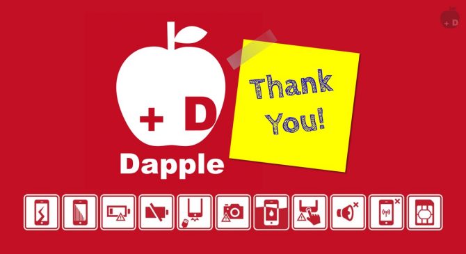 ご来店　ありがとうございます　thank you Dapple　名古屋栄店　iPhone修理　ガラス割れ　画面割れ　液晶破損　液晶交換　液晶漏れ　バッテリー交換　バッテリー寿命　電池交換　水没　カメラ修理　充電コネクタ　ボタンスイッチ修理　スピーカー修理　バイブレーター修理　アンテナ修理　起動不能修理　ソフトウェア更新　ソフトウェア初期化　アクティベート処理　カメラ無効化　