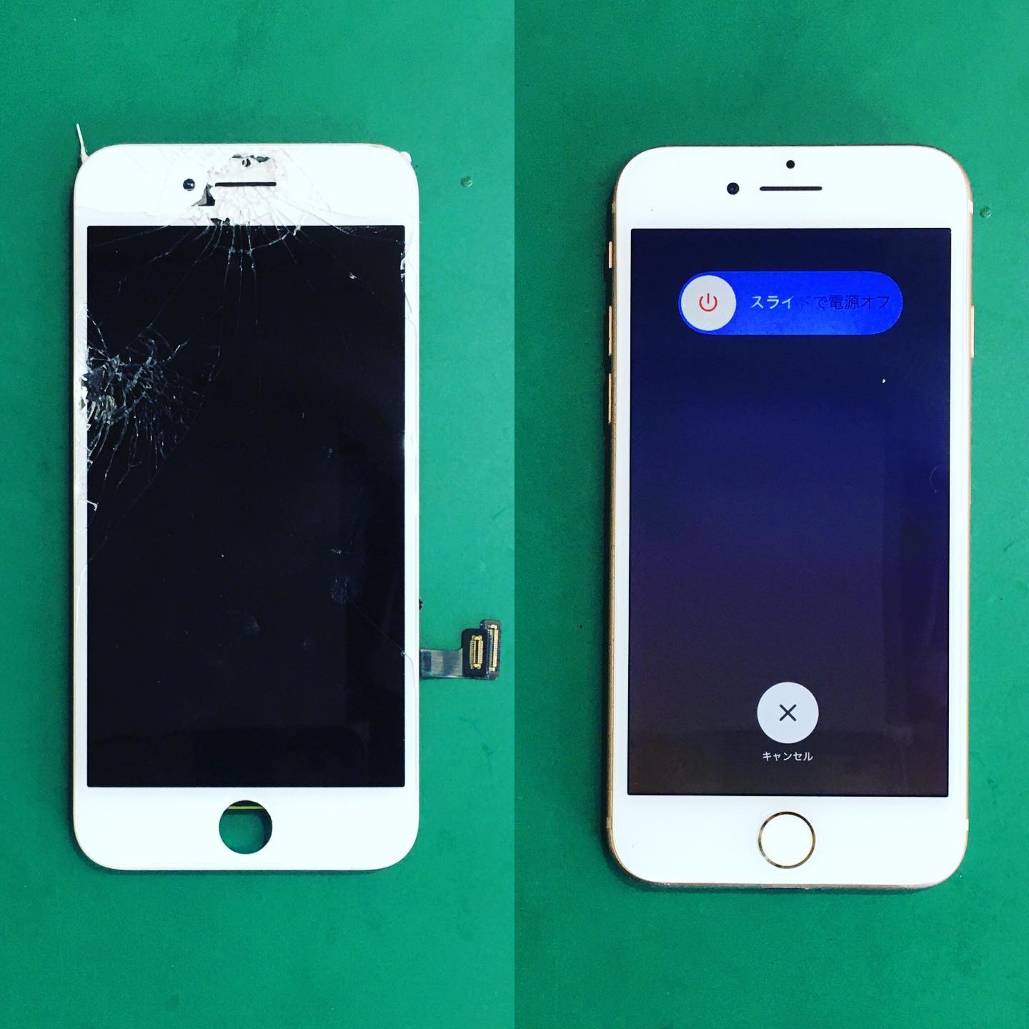 知多市のM様がiPhone8の液晶修理でご来店📲

画面上部から真ん中にかけて酷く割れていて、画面が映らなくなっていましたが、データはそのまま新品同様に30分程で直りました🥰

お問い合わせ▶️0120-14-3956

#名古屋市 #栄 #大須 #iPhone修理 #液晶修理 #iPhone8